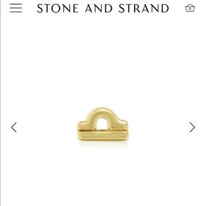 SOLD OUT Libra gold stud earring NIB